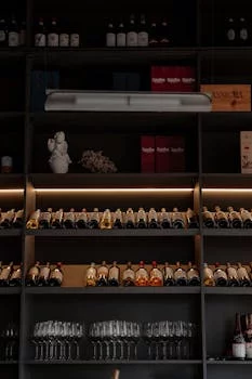 sommelier with wine selection